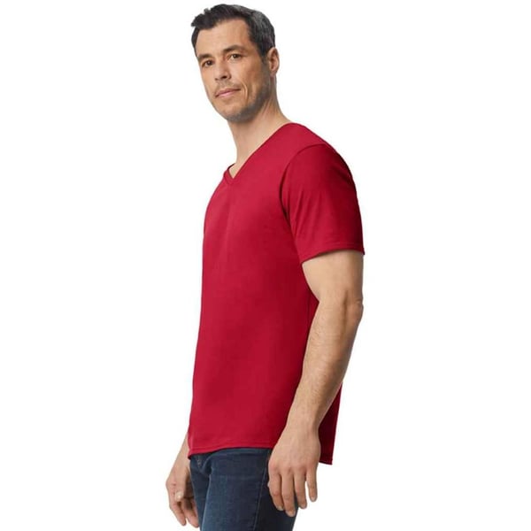 Gildan Unisex Adult Softstyle V Neck T-Shirt