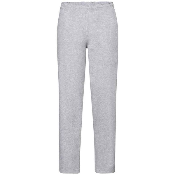 Fruit of the Loom Unisex Adult Classic Heather Open Hem Jogging Bottoms