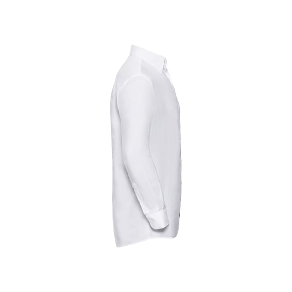 Russell Collection Mens Oxford Long-Sleeved Shirt