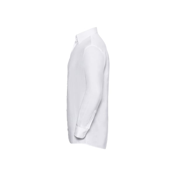Russell Collection Mens Oxford Long-Sleeved Shirt