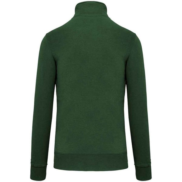 Kariban Sweatshirt med lynlås i halsen til mænd