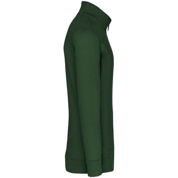 Kariban Sweatshirt med lynlås i halsen til mænd