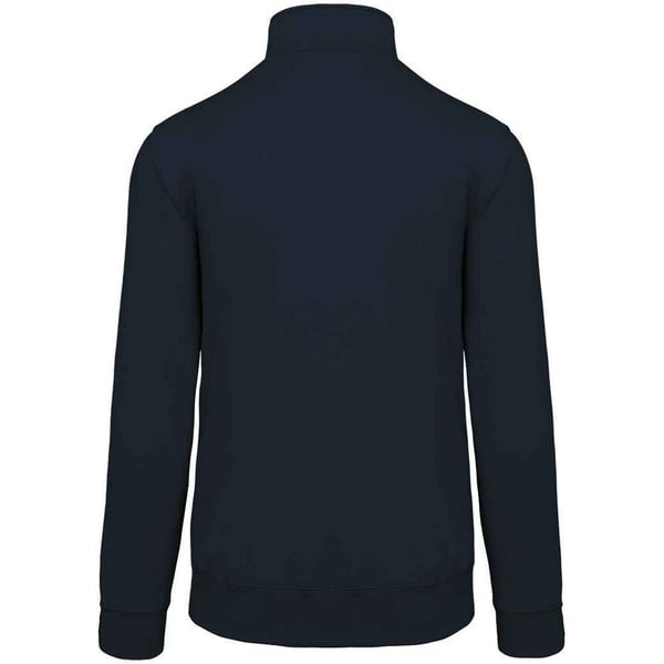 Kariban Sweatshirt med lynlås i halsen til mænd