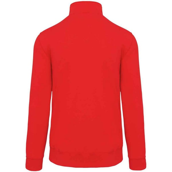 Kariban Sweatshirt med lynlås i halsen til mænd