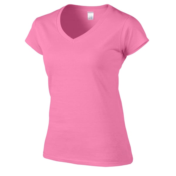 Gildan Womens/Ladies Soft Style V Neck T-Shirt