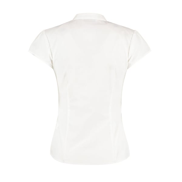 Kustom Kit Womens/Ladies Continental V Neck Capped Sleeved Blouse