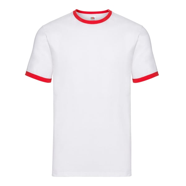Fruit of the Loom Mens Contrast Ringer T-Shirt