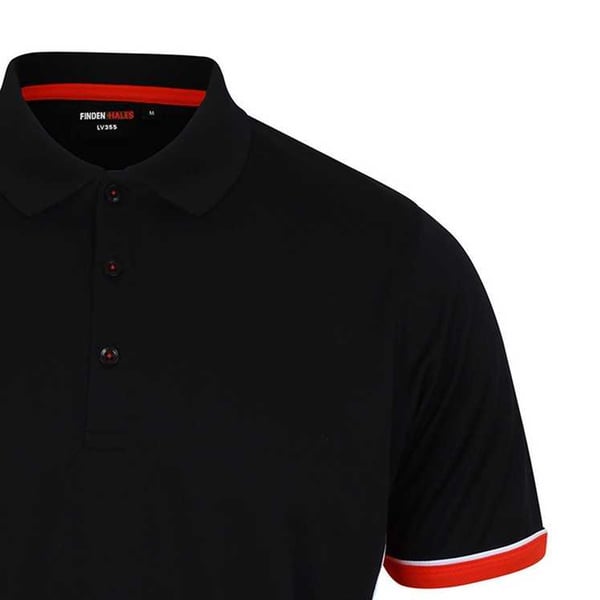Finden & Hales Mens Contrast Panel Polo Shirt