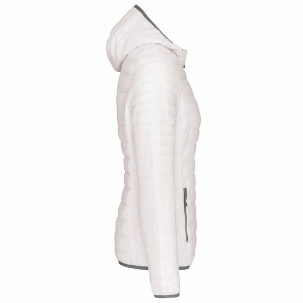 Kariban Womens/Ladies Lightweight Hooded Padded Jacket
