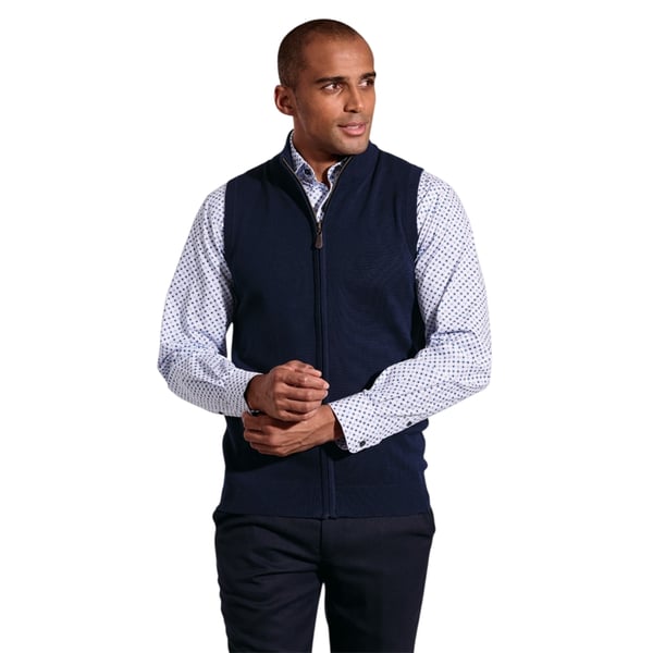 Brook Taverner Unisex Adult Lincoln Cotton Blend Knitted Gilet