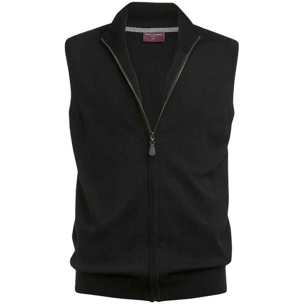 Brook Taverner Unisex Adult Lincoln Cotton Blend Knitted Gilet Brook Taverner Unisex Adult Lincoln Cotton Blend Knitted Gilet