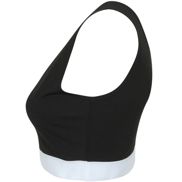 Skinni Fit Womens/Ladies Fashion Jacquard Crop Top