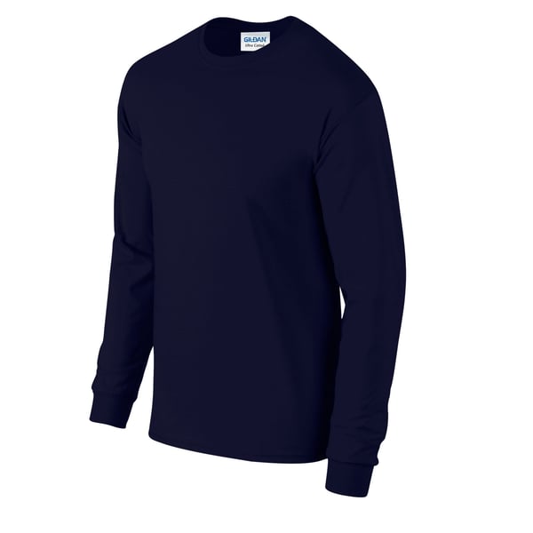 Gildan Unisex Adult Ultra Plain Cotton Long-Sleeved T-Shirt