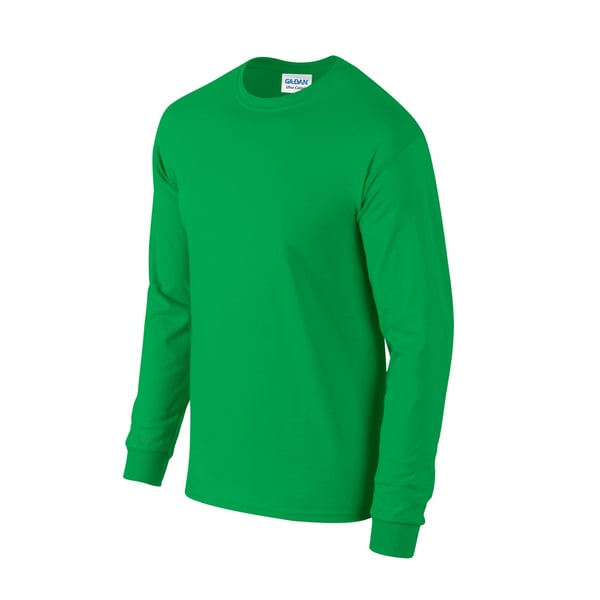 Gildan Unisex Adult Ultra Plain Cotton Long-Sleeved T-Shirt