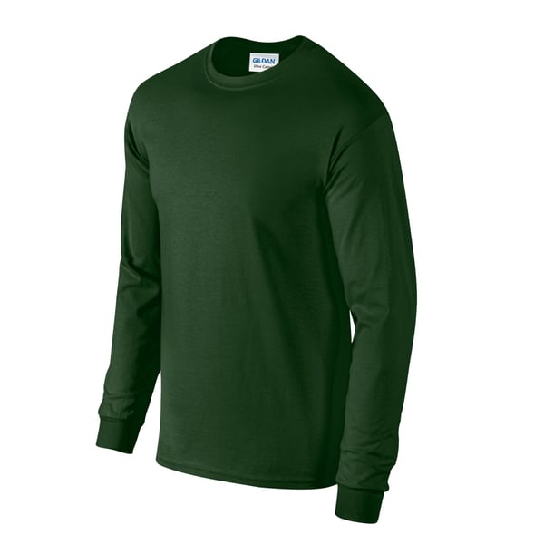 Gildan Unisex Adult Ultra Plain Cotton Long-Sleeved T-Shirt