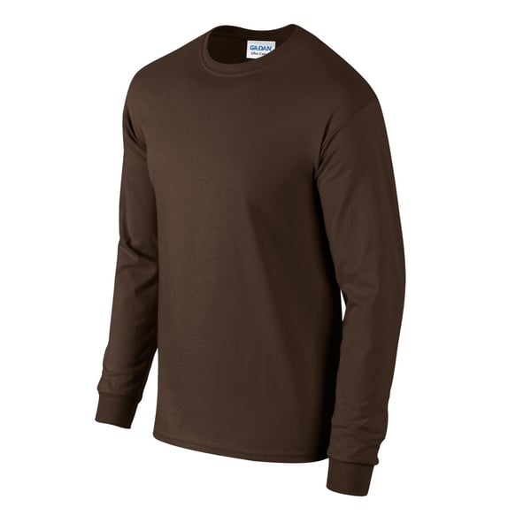 Gildan Unisex Adult Ultra Plain Cotton Long-Sleeved T-Shirt