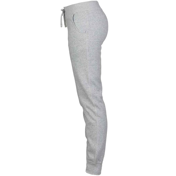 Skinni Fit Womens/Ladies Heather Cuffed Slim Jogging Bottoms