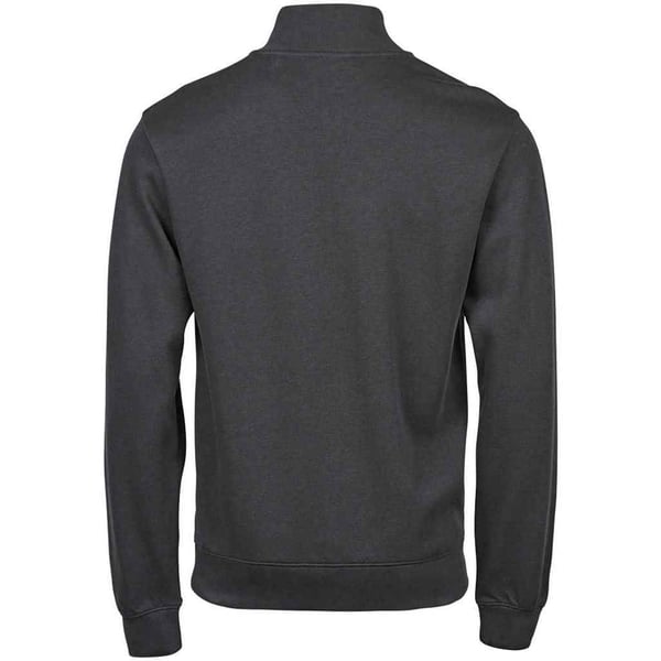 Tee Jays Mens Ribber Interlock Half Zip Sweatshirt