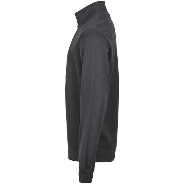 Tee Jays Mens Ribber Interlock Half Zip Sweatshirt
