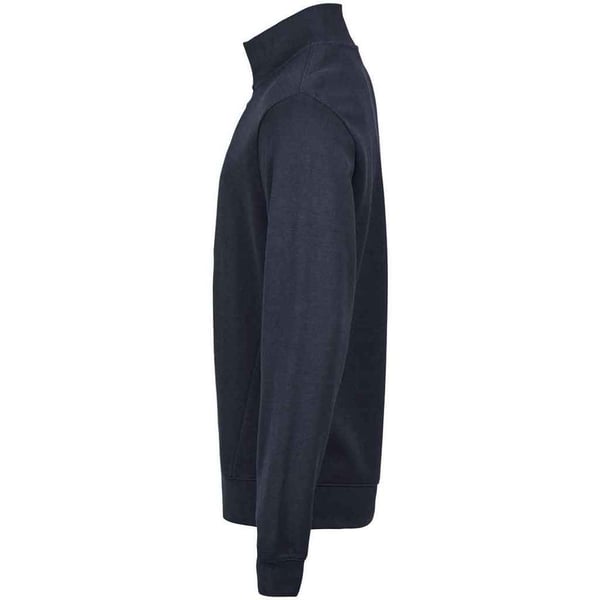 Tee Jays Mens Ribber Interlock Half Zip Sweatshirt