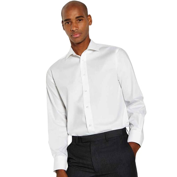 Kustom Kit Miesten Executive Oxford -pitkähihainen paita