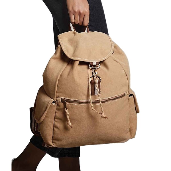 Quadra Vintage Canvas Ryggsäck