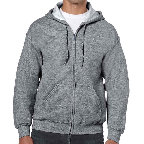 Gildan Mens Heavy Blend Full Zip Hoodie