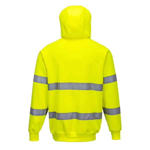 Portwest Mens B304 Hi-Vis Drawstring Hoodie
