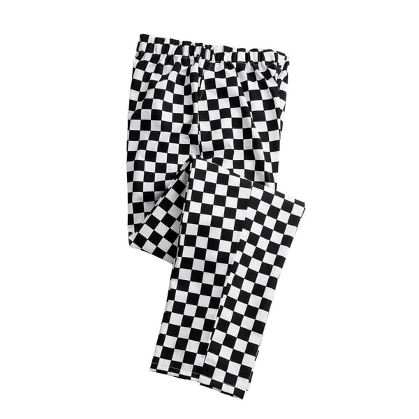 Premier Unisex Adult Essential Checked Chef Trousers