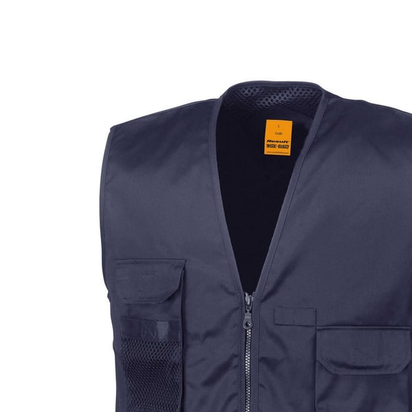 WORK-GUARD by Result Mens Safari Waistcoat