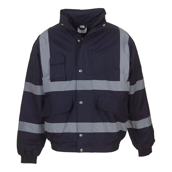 Yoko Unisex Adult Classic Hi-Vis Bomber Jacket