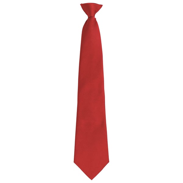 Premier Unisex Adult Colours Fashion Plain Clip-On Tie
