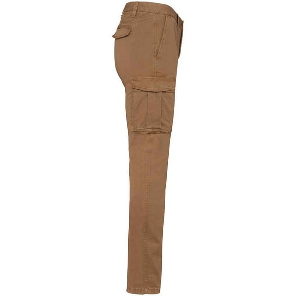 Native Spirit Mens Washed Cargo Trousers