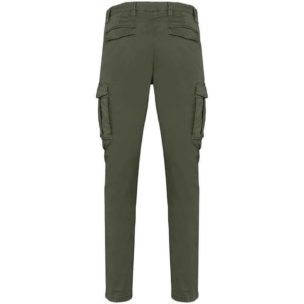 Native Spirit Mens Washed Cargo Trousers