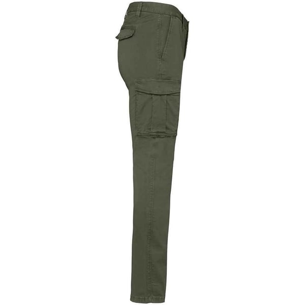 Native Spirit Mens Washed Cargo Trousers