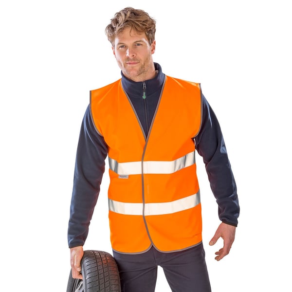 SAFE-GUARD by Result Unisex Adult Motorist Hi-Vis Vest