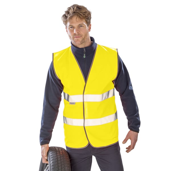 SAFE-GUARD by Result Unisex Adult Motorist Hi-Vis Vest