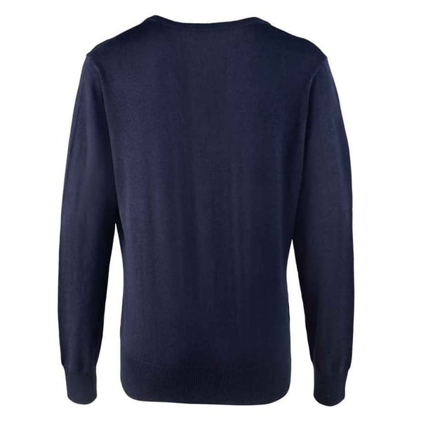 Premier Womens/Ladies Knitted Cotton Acrylic V Neck Sweatshirt