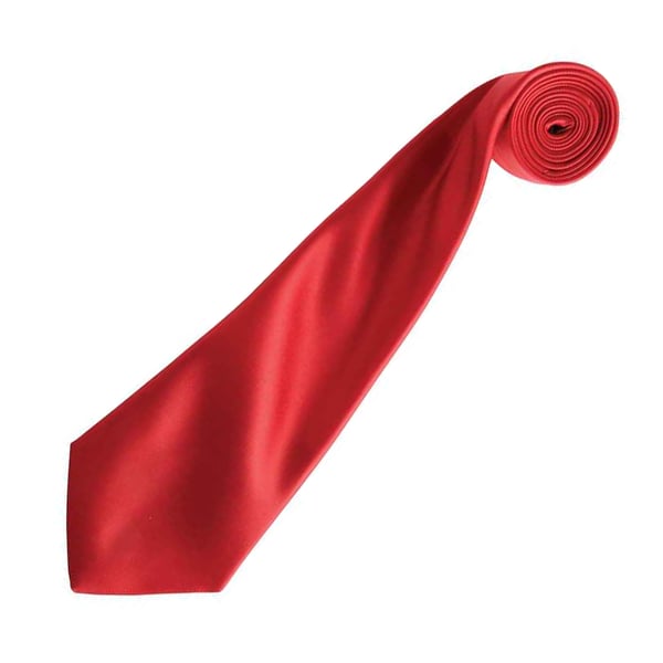 Premier Unisex Adult Colours Satin Tie