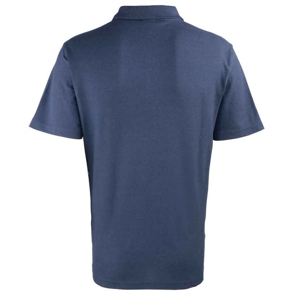 Premier Mens Pique Stud Front Polo Shirt