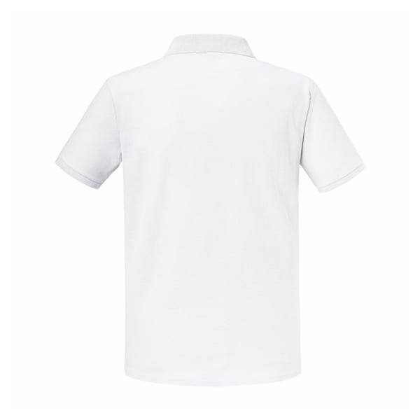 Russell Mens Authentic Eco Piqué Polo Shirt