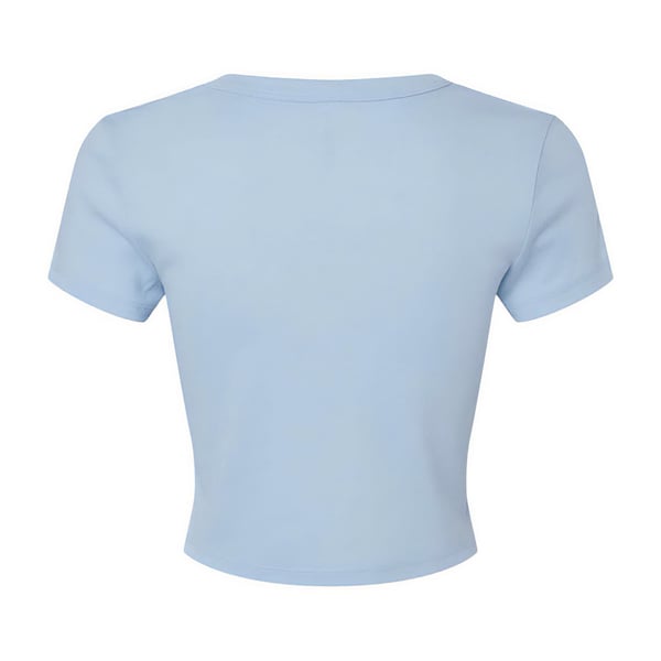 Bella + Canvas Naisten Micro-Rib Crop T-paita