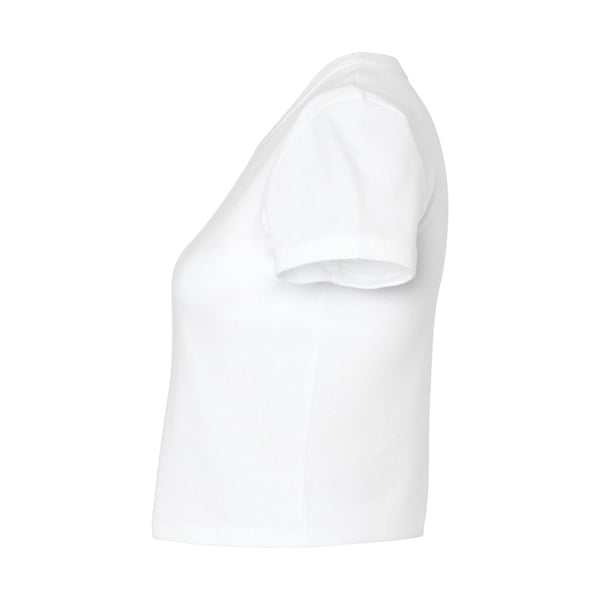 Bella + Canvas Naisten Micro-Rib Crop T-paita
