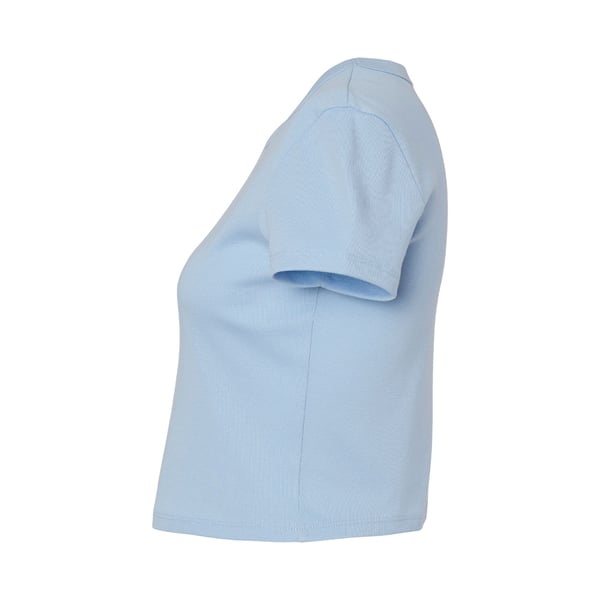 Bella + Canvas Naisten Micro-Rib Crop T-paita