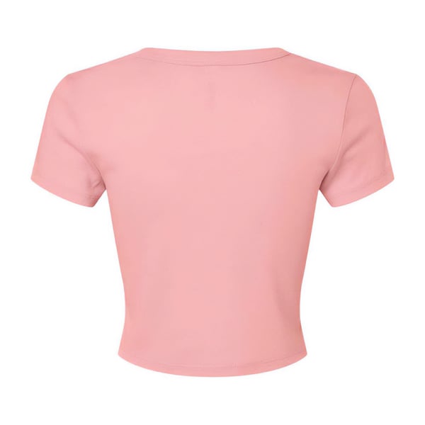 Bella + Canvas Naisten Micro-Rib Crop T-paita