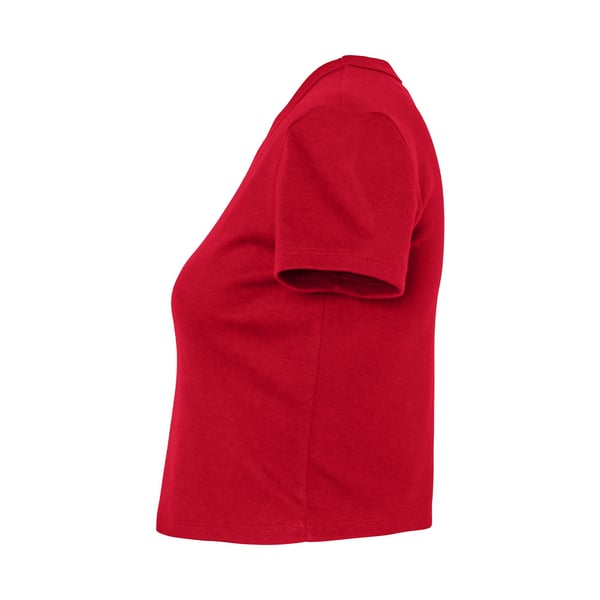 Bella + Canvas Naisten Micro-Rib Crop T-paita