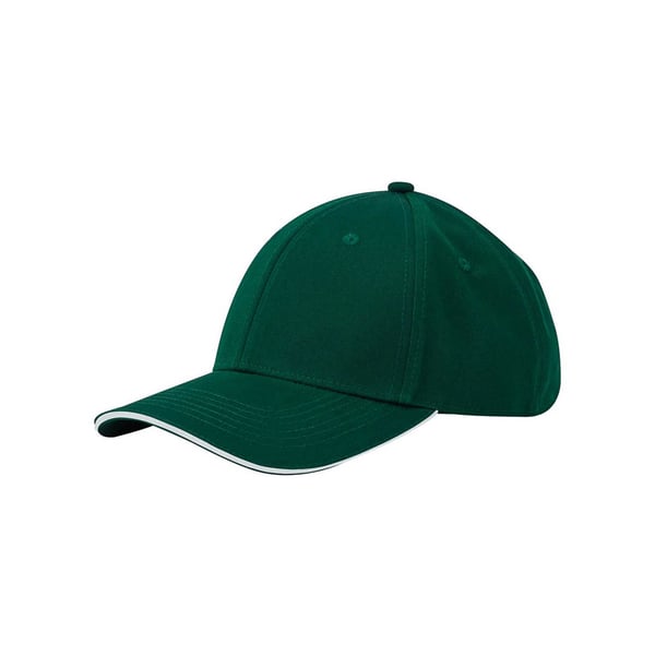 Beechfield Classic 6 Panel Organic Cotton Sandwich Peak Cap