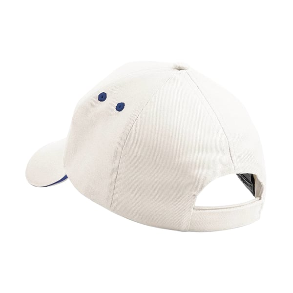 Beechfield 5 Panel Sandwich Peak Baseball Cap