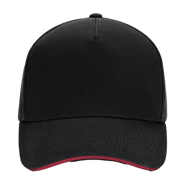 Beechfield 5 Panel Sandwich Peak Baseball Cap