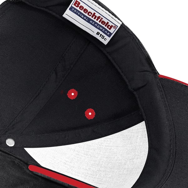 Beechfield 5 Panel Sandwich Peak Baseball Cap